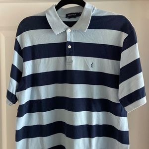 Mens large nautical polo